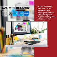 ECSSY045463 PC Tout-en-un 24p Tactile i5-12400 8Go 1To Windows 11 Pro