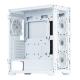 MarbleShell MS31 blanc boitier - ATX RGB fa?ade mesh verre tremp? 4 x ventilateu