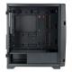 MarbleShell MS31 Noir boitier - ATX RGB fa?ade mesh verre tremp? 4 x ventilateur