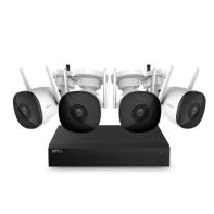 DH-KIT/NVR1104HS-W-S2/4-IPC-HFW1 - KIT DAHUA : 4 CAMERAS IP BULLET 2Mo FIXE WIFI + NVR 4 CANAUX 