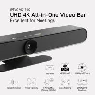 IPE00046439 IPEVO VC-B4K (Noir) Barre vidéo UHD 4K tout-en-un