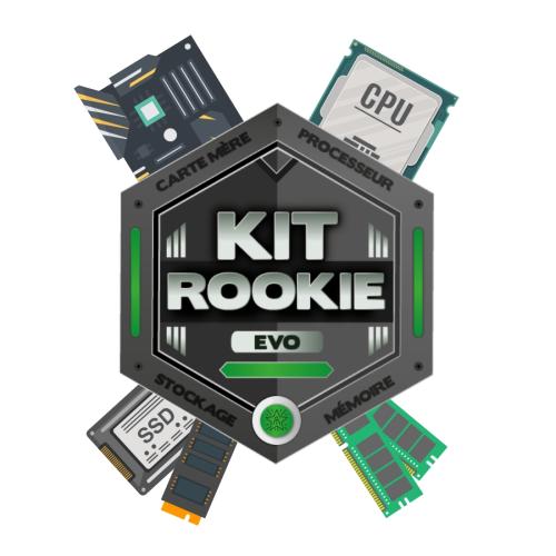 KIT ROOKIE EVO - H610M S2H V2 + I3-14100 + 16Go DDR5 + 1To NVMe
