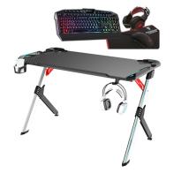 LOT00008949 Lot Bureau Gamer (46409) + pack CLavier+Souris+TAPIS+CASQUE RGB (36958) offert