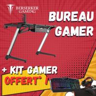  32682+36958 - Lot Bureau Gamer (32682) + pack CLavier+Souris+TAPIS+CASQUE RGB (36958) offert