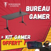 46408+36958 - Lot Bureau Gamer (46408) + pack CLavier+Souris+TAPIS+CASQUE RGB (36958) offert