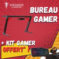 35499+36958 - Lot Bureau Gamer (35499) + pack CLavier+Souris+TAPIS+CASQUE RGB (36958) offert