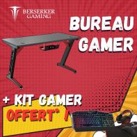 36201+36958 - Lot Bureau Gamer (36201) + pack CLavier+Souris+TAPIS+CASQUE RGB (36958) offert