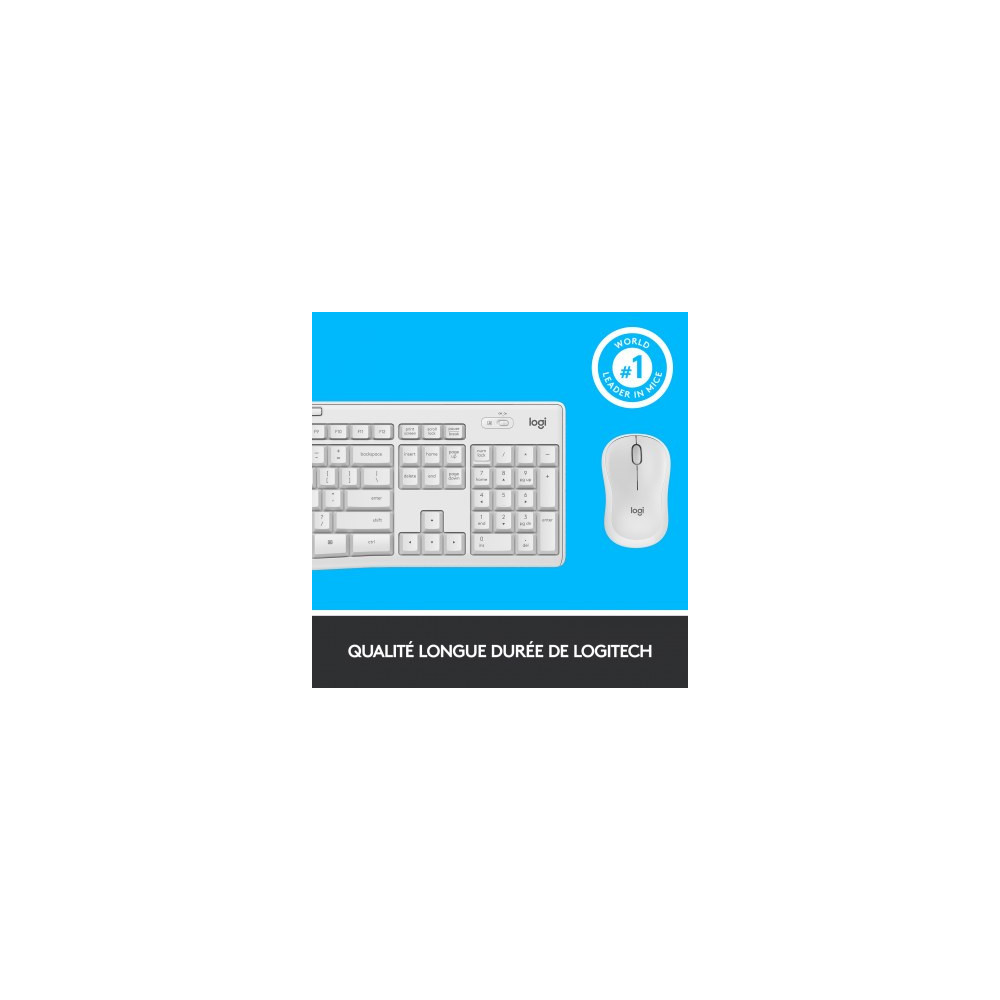 LOGCL038885 Wireless Combo MK295 WHITE boite