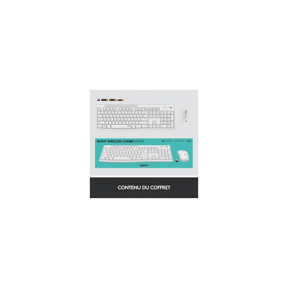 LOGCL038885 Wireless Combo MK295 WHITE boite