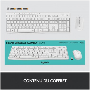 LOGCL038885 Wireless Combo MK295 WHITE boite
