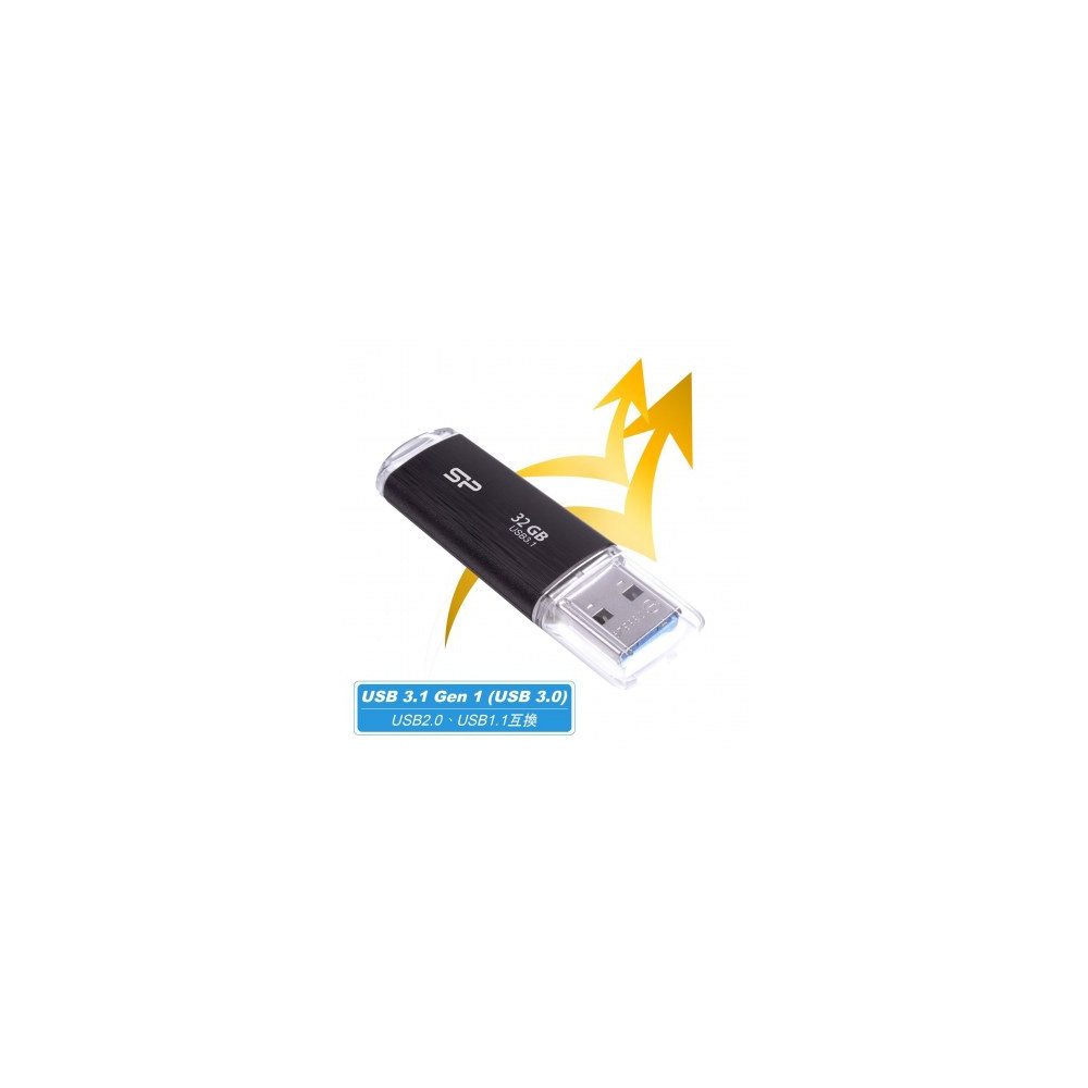 SIPDF039147 USB-Stick 32GB Silicon Power USB3.1 B02 Black