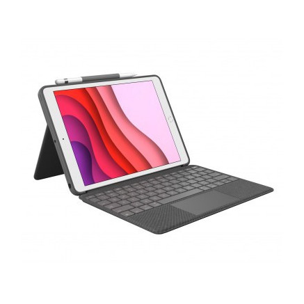 LOGCL039191 Logitech Combo Touch Clavier et étui avec trackpad rétroéclairé Apple Smart con