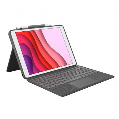 LOGCL039191 Logitech Combo Touch Clavier et étui avec trackpad rétroéclairé Apple Smart con
