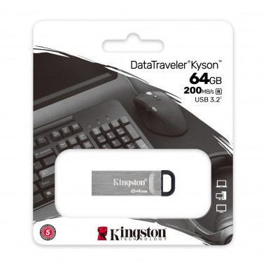 KNGDF036152 64GB USB 3.2 Gen 1 DataTraveler Kyson