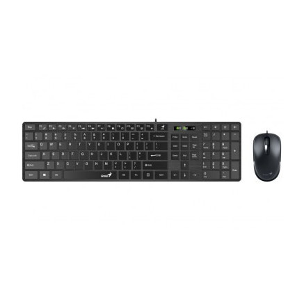 GENCL039386 DESTOCKAGE SlimStar C126 Clavier+souris USB Black