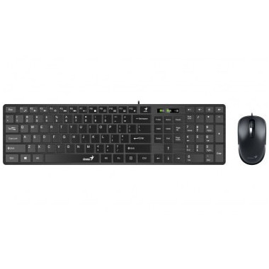 GENCL039386 DESTOCKAGE SlimStar C126 Clavier+souris USB Black