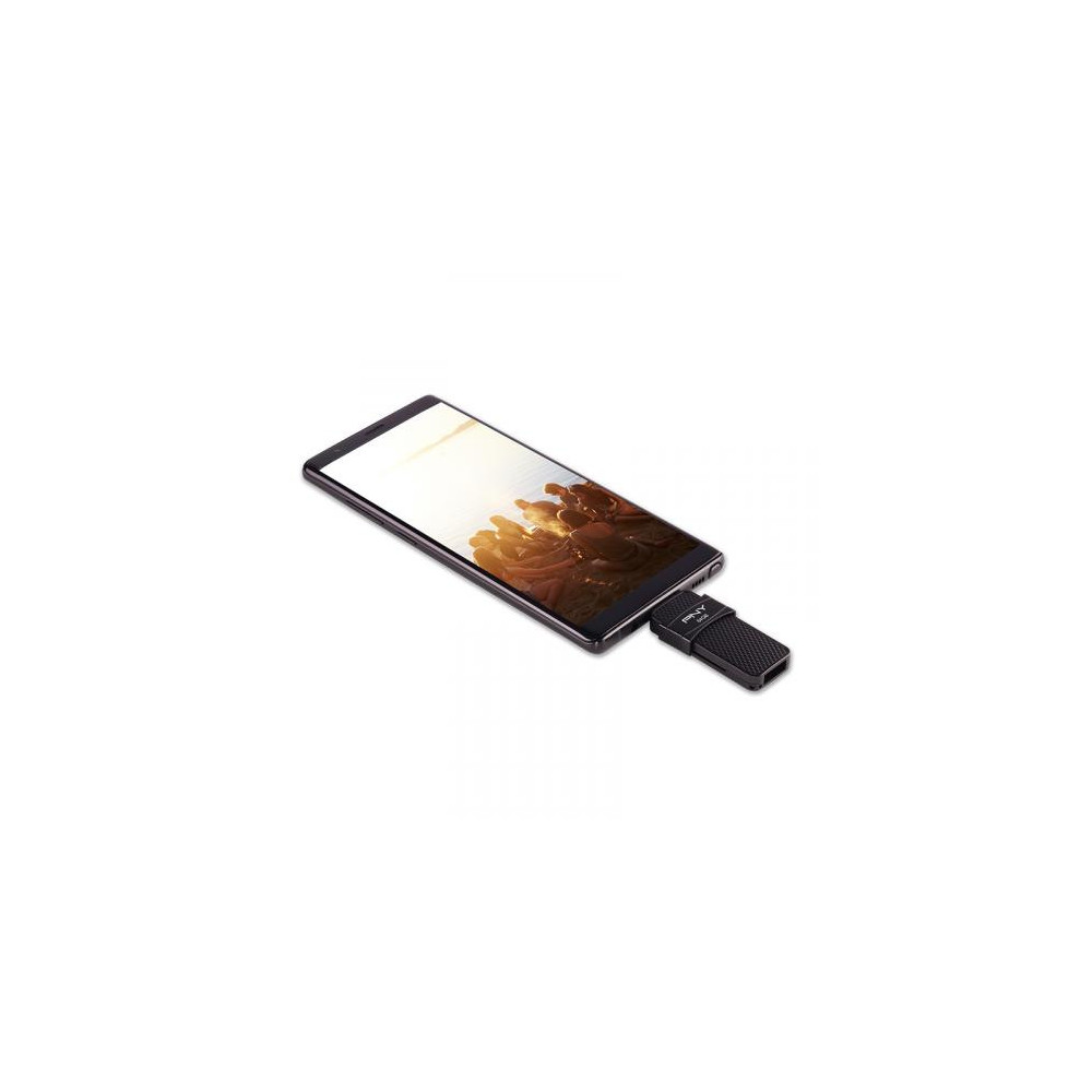 PNYDF040140 PNY DUO LINK USB 3.1 TYPE-C OTG - CLE USB 3.1 / USB-C - 128Go - NOIR