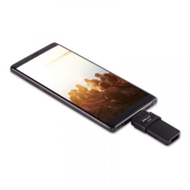 PNYDF040140 PNY DUO LINK USB 3.1 TYPE-C OTG - CLE USB 3.1 / USB-C - 128Go - NOIR