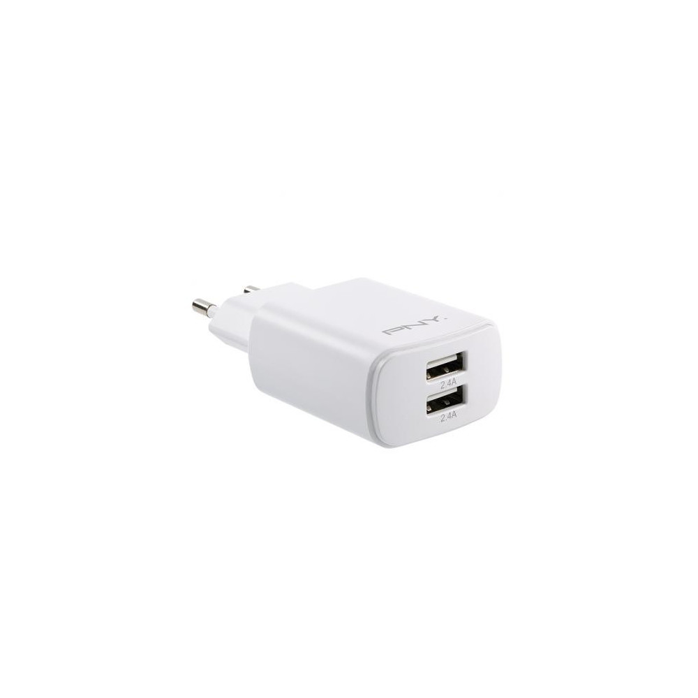 PNYAL040153 PNY CHARGEUR SECTEUR USB-A - 2x PORTS PNYAL040153 PNY CHARGEUR SECTEUR USB-A - 2x PORTS