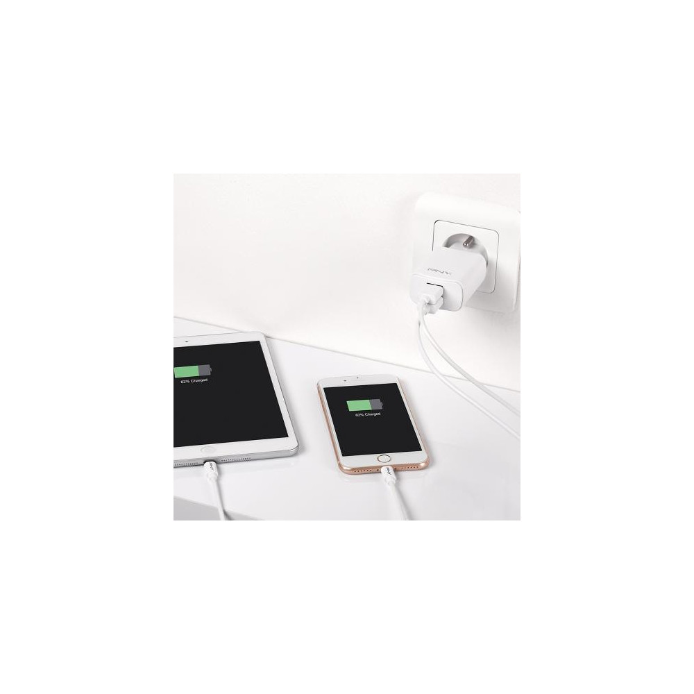PNYAL040153 PNY CHARGEUR SECTEUR USB-A - 2x PORTS
