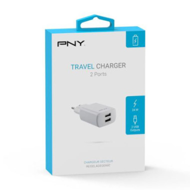 PNYAL040153 PNY CHARGEUR SECTEUR USB-A - 2x PORTS