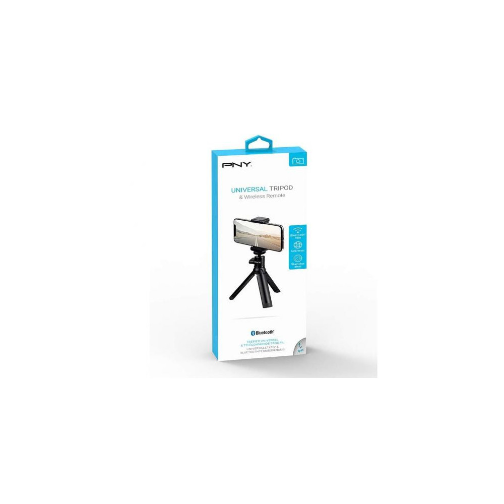 PNYET040156 PNY TREPIED UNIVERSEL POUR SMARTPHONE AVEC TELCOMMANDE SANS FIL