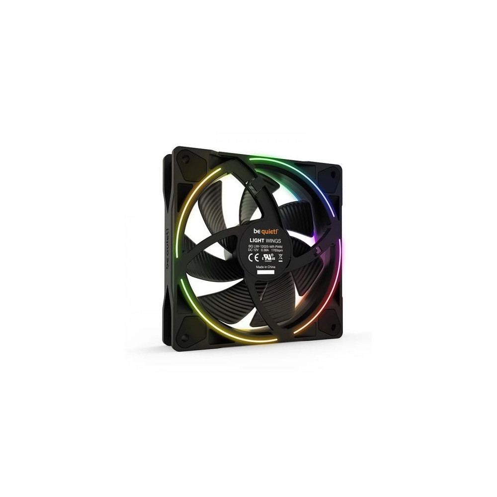BEQVE040376 BEQUIET LIGHT WINGS - 14CM - ARGB - 20 LED - 23.3DB(A) BEQVE040376 BEQUIET LIGHT WINGS - 14CM - ARGB - 20 LED - 23.3DB(A)