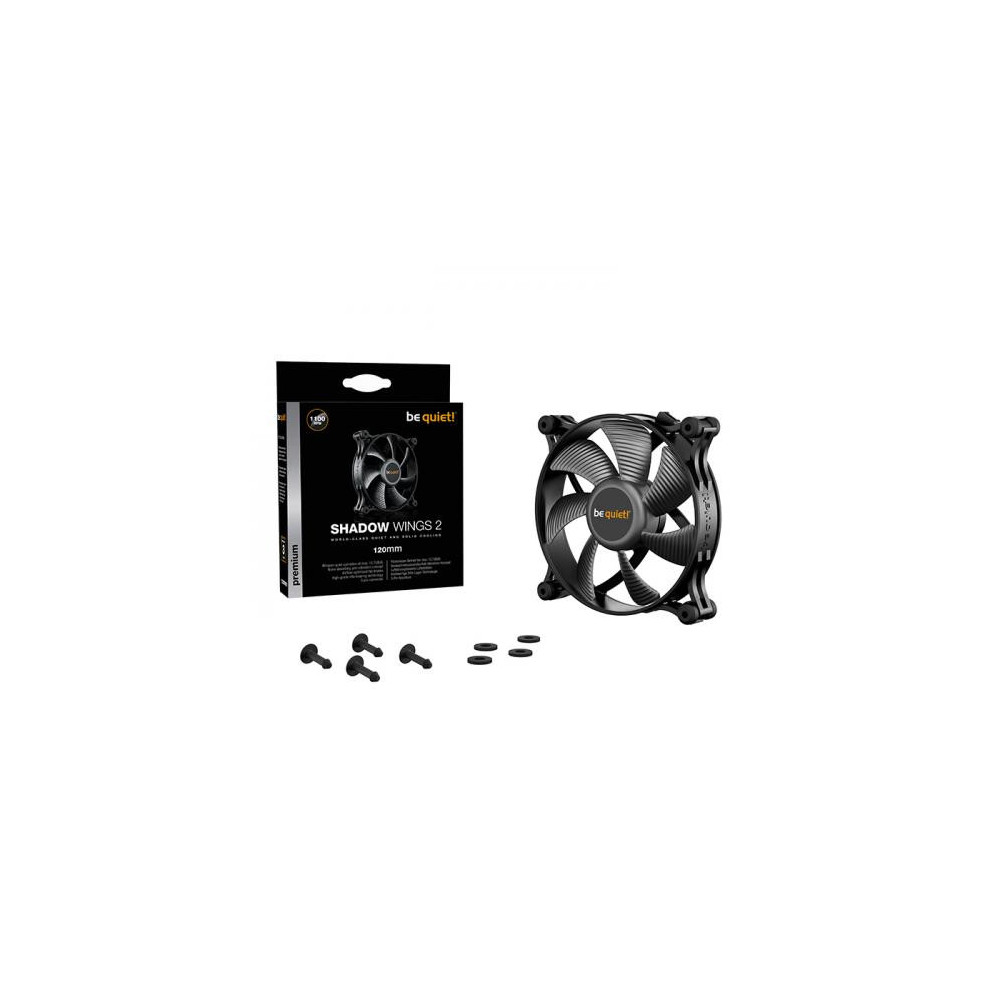 BEQVE040378 BEQUIET SHADOWS WINGS 2 - 14CM - 14.7DB(A) - ANTI-VIBRATION