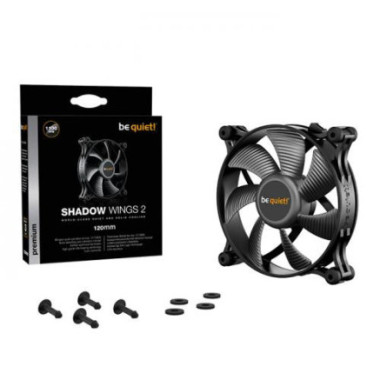 BEQVE040378 BEQUIET SHADOWS WINGS 2 - 14CM - 14.7DB(A) - ANTI-VIBRATION