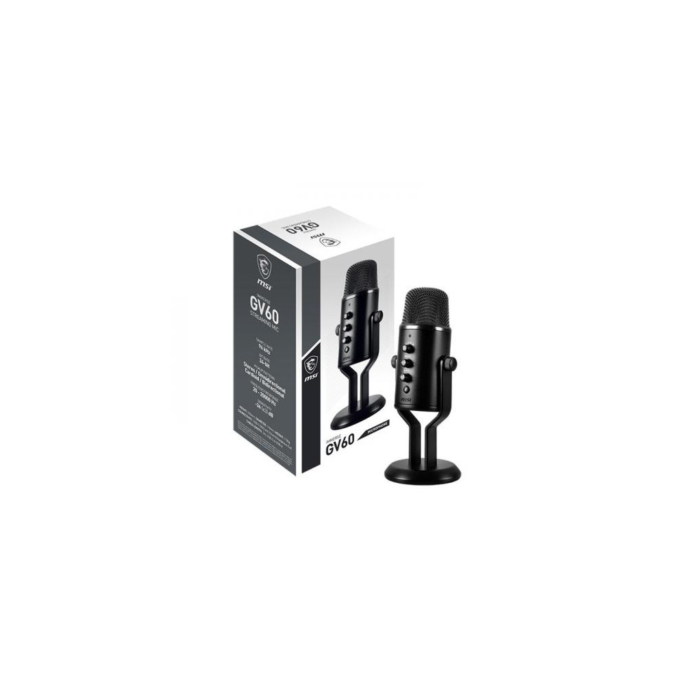 MSIMI040582 MSI IMMERSE GV60 - MICRO - STREAMING - STEREO - OMNIDIRECTIONNEL - NOIR
