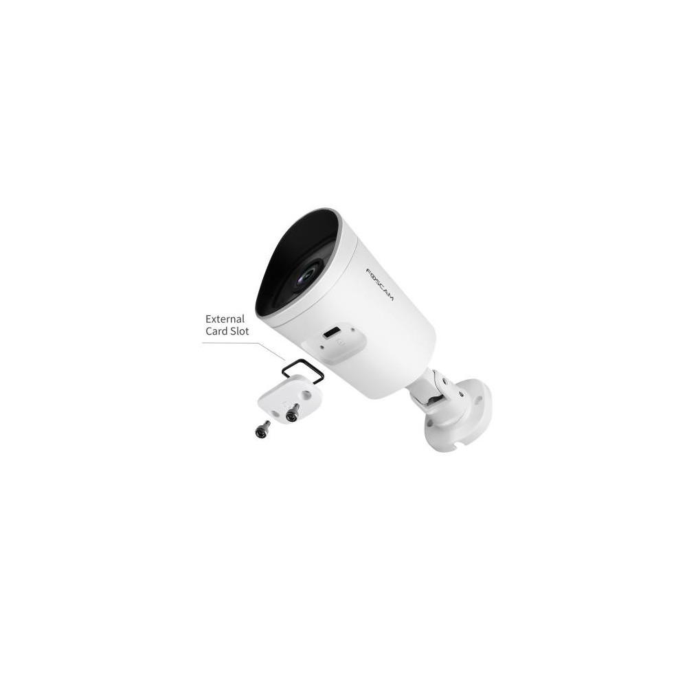FOSCA040778 FOSCAM G4C Camera IP 2K 4MP Wifi(2.4&5GHz) LAN 20m IP66 IR Audio 2SpotLed SD