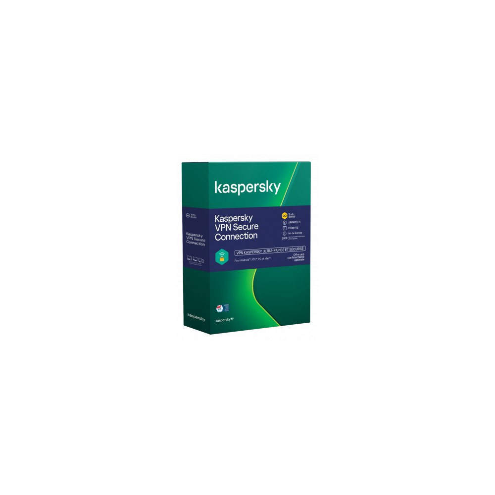 KASLG040834 Kaspersky VPN Secure connection 5p/1an KASLG040834 Kaspersky VPN Secure connection 5p/1an