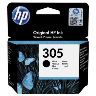 HP Cartouche d’encre noire HP 305 authentique