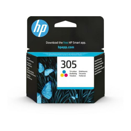 HP Cartouche d’encre trois couleurs HP 305 authentique