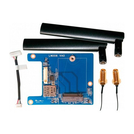 SHUAL041391 Kit d'extension pour PC Shuttle slim pour installer une carte LTE/4G