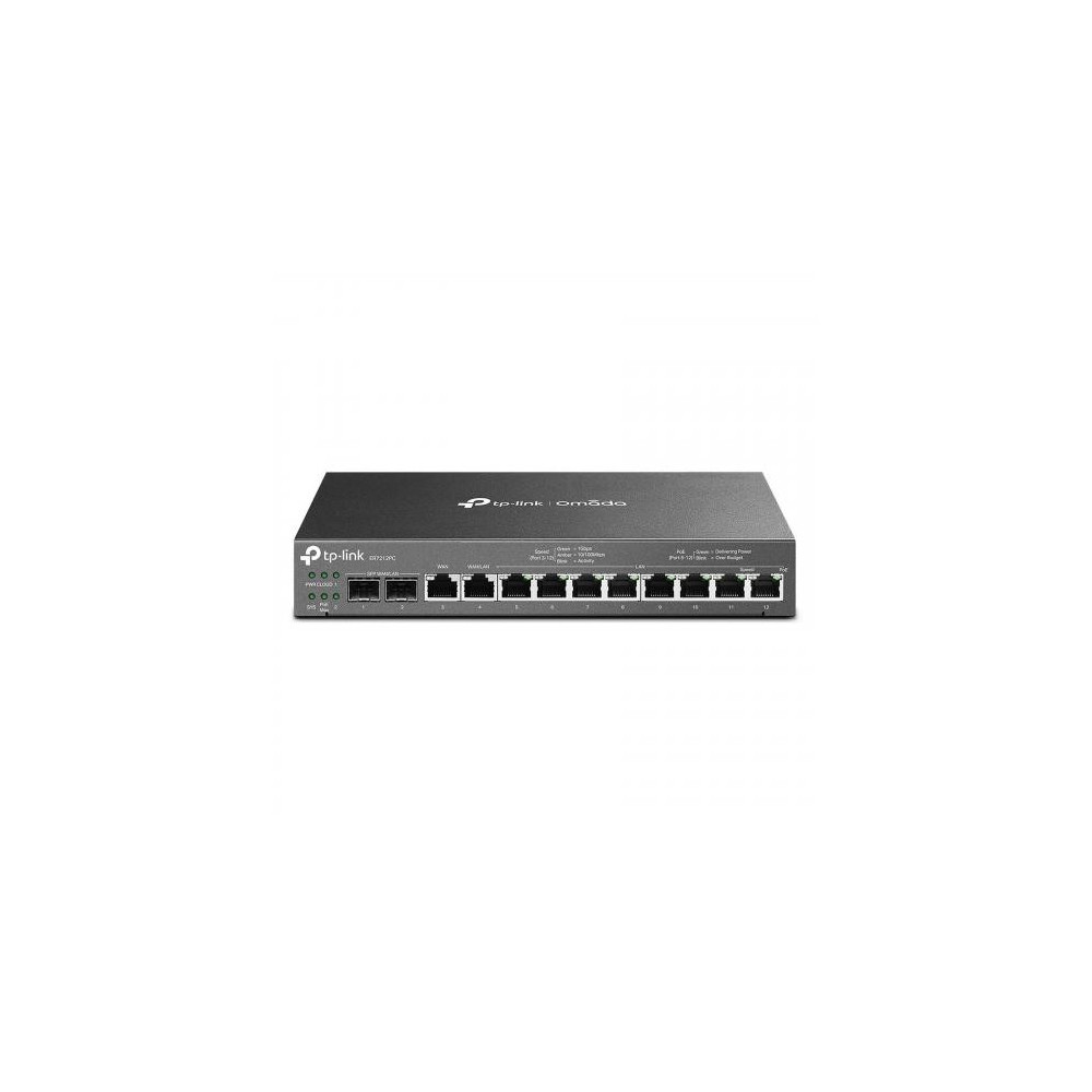 TPLRO041423 TP-LINK Omada Routeur VPN avec 2 LAN/WAN SFP 1 Gbps + 1 LAN/WAN 10/100/1000 Mbps + 1 WAN 10/100/1000 Mbps + 8 ports TPLRO041423 TP-LINK Omada Routeur VPN avec 2 LAN/WAN SFP 1 Gbps + 1 LAN/WAN 10/100/1000 Mbps + 1 WAN 10/100/1000 Mbps + 8 ports