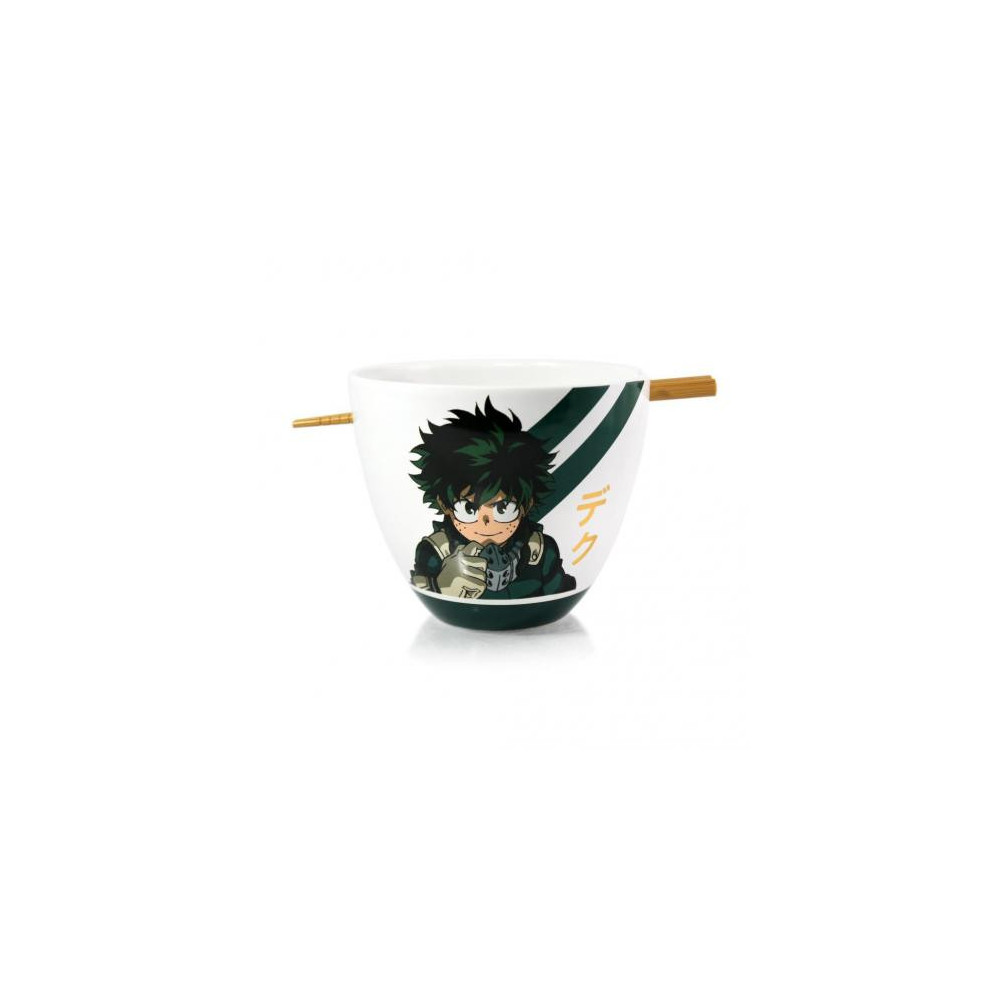 JUSGO043360 JUST FUNKY - BOL A RAMEN MY HERO ACADEMIA AVEC BAGUETTE 470ML JUSGO043360 JUST FUNKY - BOL A RAMEN MY HERO ACADEMIA AVEC BAGUETTE 470ML