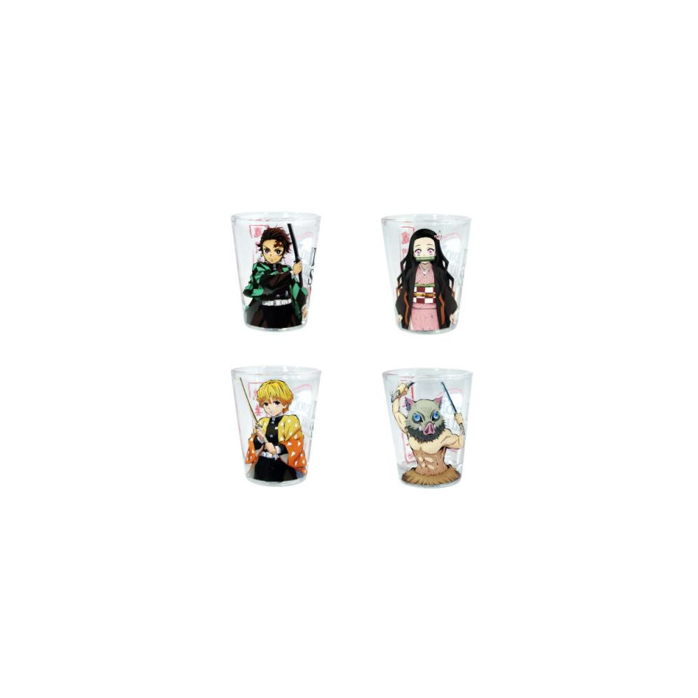 JUSGO043368 JUST FUNKY - PACK DEMON SLAYER 4x VERRES 57M JUSGO043368 JUST FUNKY - PACK DEMON SLAYER 4x VERRES 57M