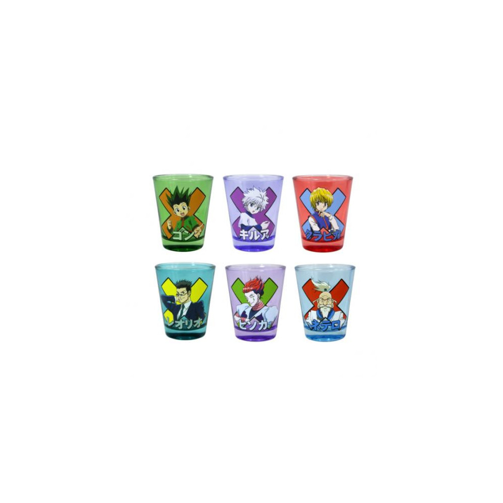 JUSGO043369 JUST FUNKY - PACK HUNTER X HUNTER 6 VERRES 57M JUSGO043369 JUST FUNKY - PACK HUNTER X HUNTER 6 VERRES 57M