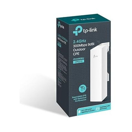 TPLWI032291 TP-LINK Point d'accès extérieur Wi-Fi N300 2.4GHz 9 dBi