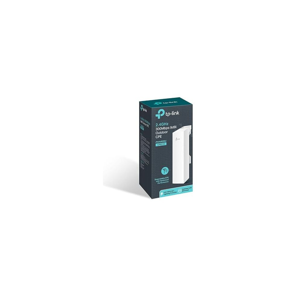 TPLWI032291 TP-LINK Point d'accès extérieur Wi-Fi N300 2.4GHz 9 dBi TPLWI032291 TP-LINK Point d'accès extérieur Wi-Fi N300 2.4GHz 9 dBi