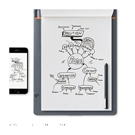 WACTA039799 WACOM BAMBOO SLATE LARGE - BLOC-NOTE CONNECTE A4 - BLUETOOTH 4.0 - STYLET