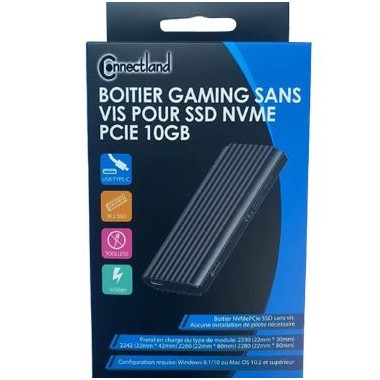CONBT044104 1920334 Boîtier SSD externe, M.2 PCIe NVMe vers USB C