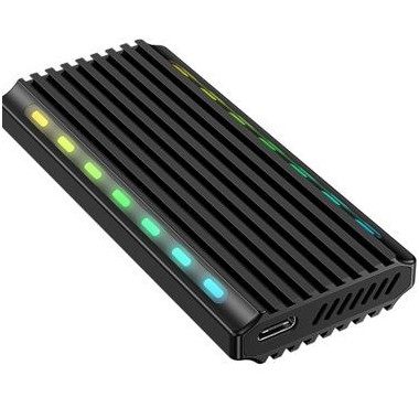 CONBT044105 1920335 Boîtier SSD externe, M.2 NVMe SATA PCIe M2 SSD Sans vis Type C 10Gbps Bl