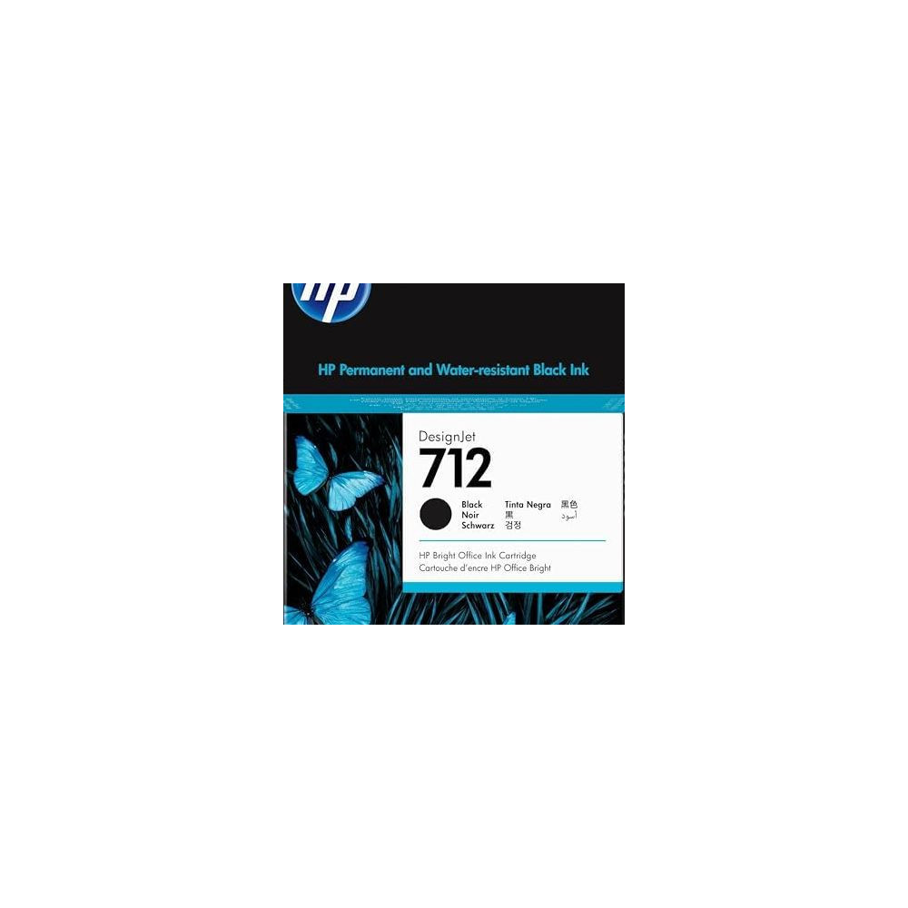 HP Cartouche d'encre DesignJet HP 712, noir, 80 ml HP Cartouche d'encre DesignJet HP 712, noir, 80 ml