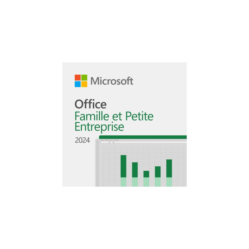 MICLG045651 ESD - Microsoft Office Famille & Petite Entreprise 2024 - 1 PC/MAC - Français MICLG045651 ESD - Microsoft Office Famille & Petite Entreprise 2024 - 1 PC/MAC - Français