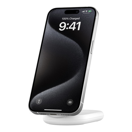 BELKIN Qi2 15w Magnetic Stand White