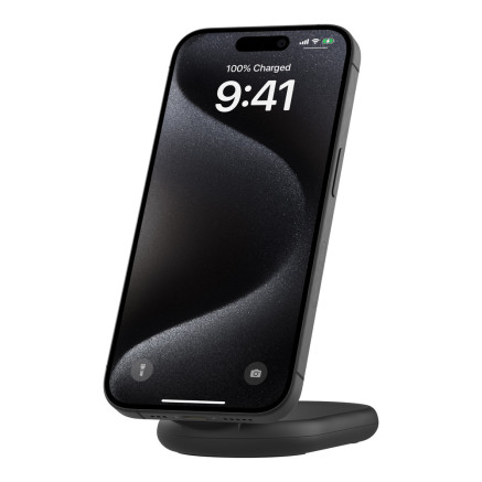 BELKIN Qi2 15w Magnetic Stand Black