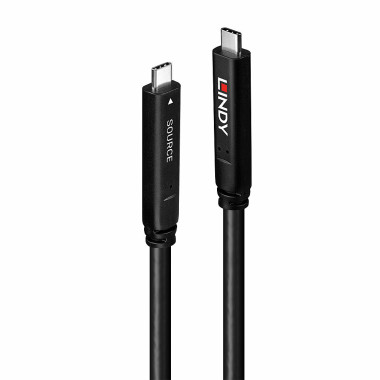 LINDY 15m USB 3.2 Gen 2 and DP 1.4 TypeC