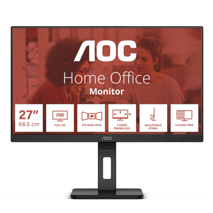 AOC 27E3QAF 27p FHD VA Monitor 16 9